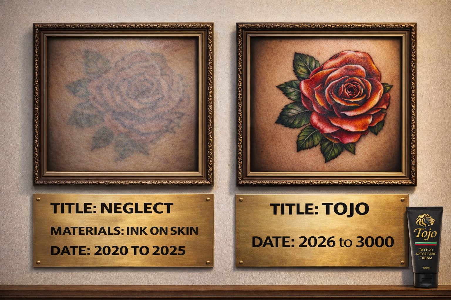 Tojo tattoo care redefined - keep tattoos looking new